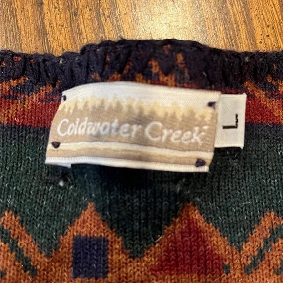 Coldwater Creek Vest in southwest design large - Picture 2 of 6